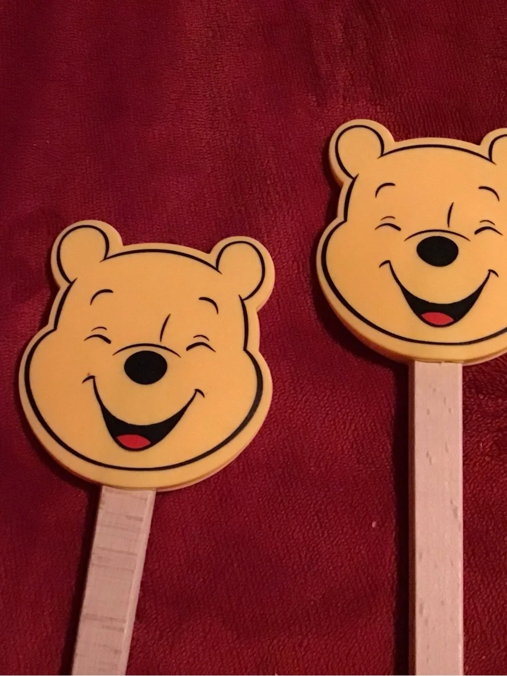 Disney Winnie the Pooh Yellow Silicone Spatulas - Set of 2